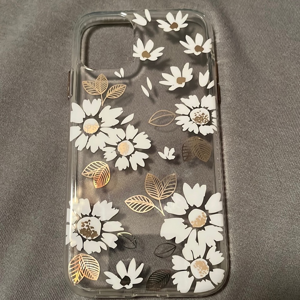 Clear Floral iPhone 11 Phone Case